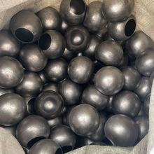 铁球铁艺圆球空心球带孔铁圆球焊接栏杆配件一体冲压镀锌铁空心球