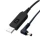 USB to DC5521 elbow 5V to 12VDC3.5 round head boost line 4.0 head 9V battery charging line power cord