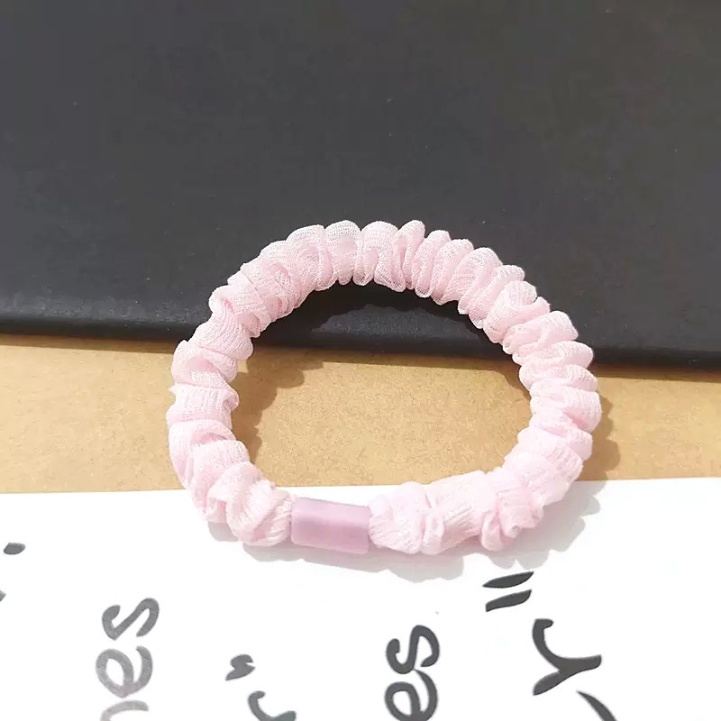 甘い光沢のある小さなヘアゴム、シンプルで伸縮性が高く、キュートな女の子のヘアアクセサリー、キャンディーカラーの万能ヘアゴム|undefined
