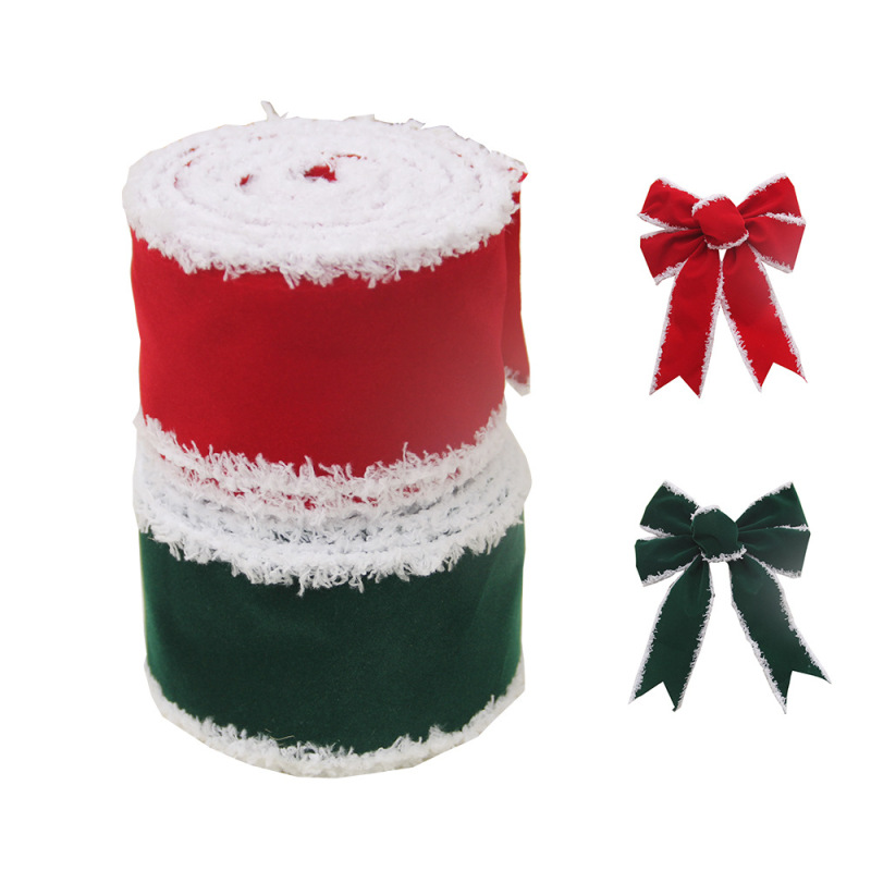 バリのクリスマスの針金の縁のリボンの雰囲気は手作りのDIYのリボンのクリスマスツリーの蝶結びの装飾のリボンを飾ります。|undefined