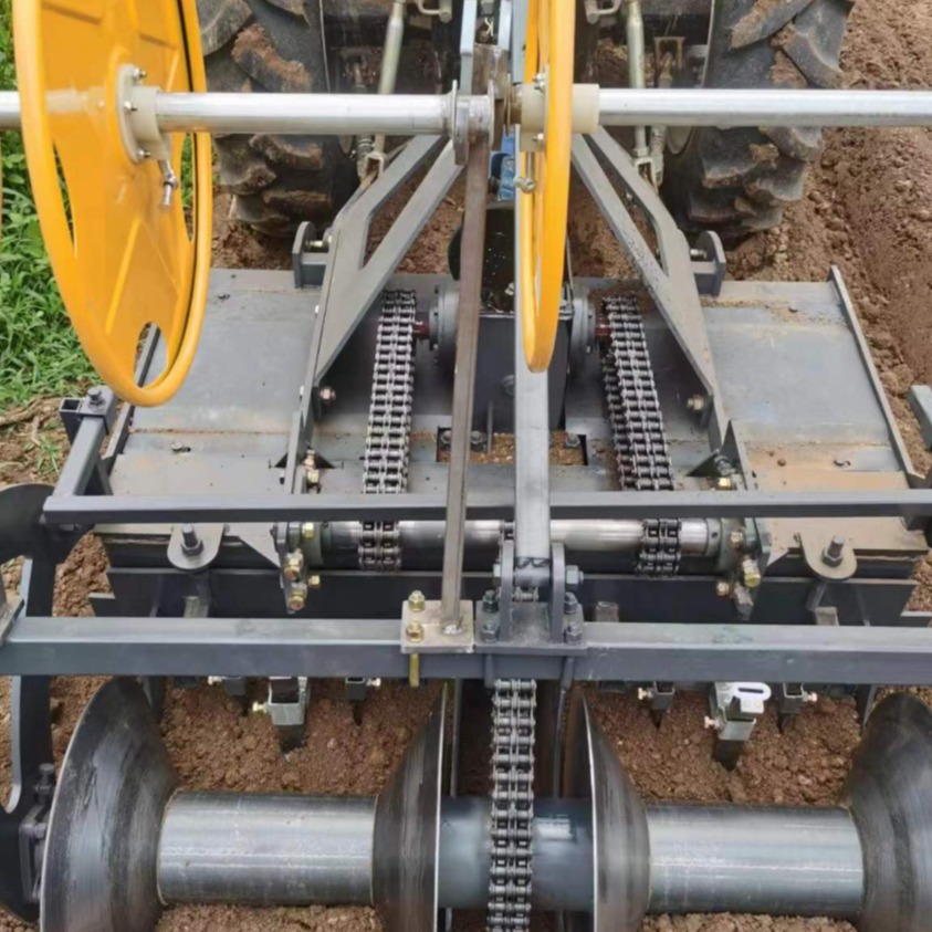 diesel manual arado rotatorio de campo de cuatro tracción zanja máquina de cresta invernadero looser