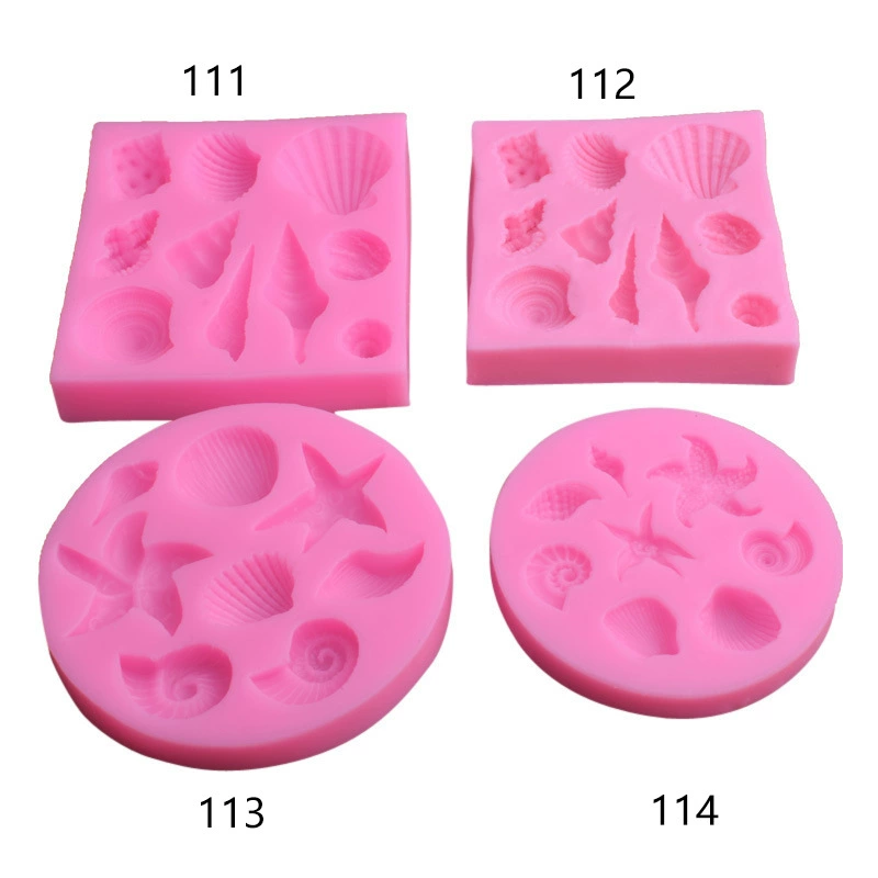 Морской мастичный fondant, силиконовая форма, украшения, компактная глина, Морские звезды
