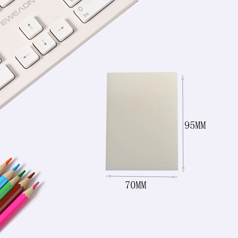 Bloc de notas colorido fluorescente para mascotas, fuerte viscosidad, impermeable, transparente, nota adhesiva, ladrillo adhesivo de índice de alto valor para estudiantes