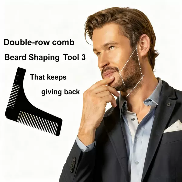 Cross-Border E-Commerce No. 3 Beard Styling Template Beard Trimmer Companion Beard Oil Companion