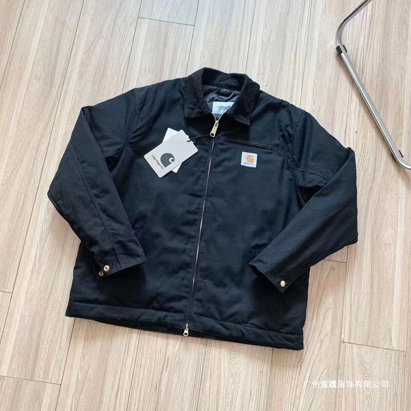 Dropshipping Carhartt Detroit Thickened American Retro Canvas Jacket Cotton Coat Hard-Core Casual Style Dropshipping Carhartt Detroit Thickened American Retro Canvas Jacket Cotton Coat Hard-Core Casual Style