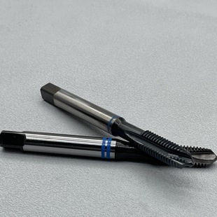 Wholesale high speed steel German standard machine screw tap blue ring HSSE M3 * 0.5 for processing through hole