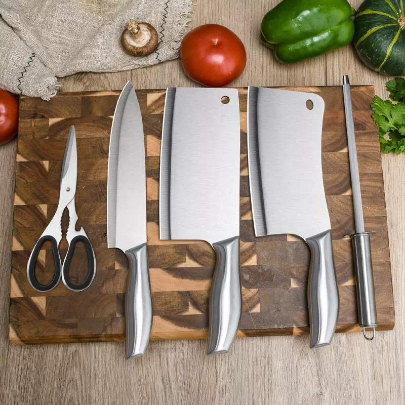 厨房五件套刀不锈钢剪刀剪菜刀切菜刀水果刀刀具套装家用全套