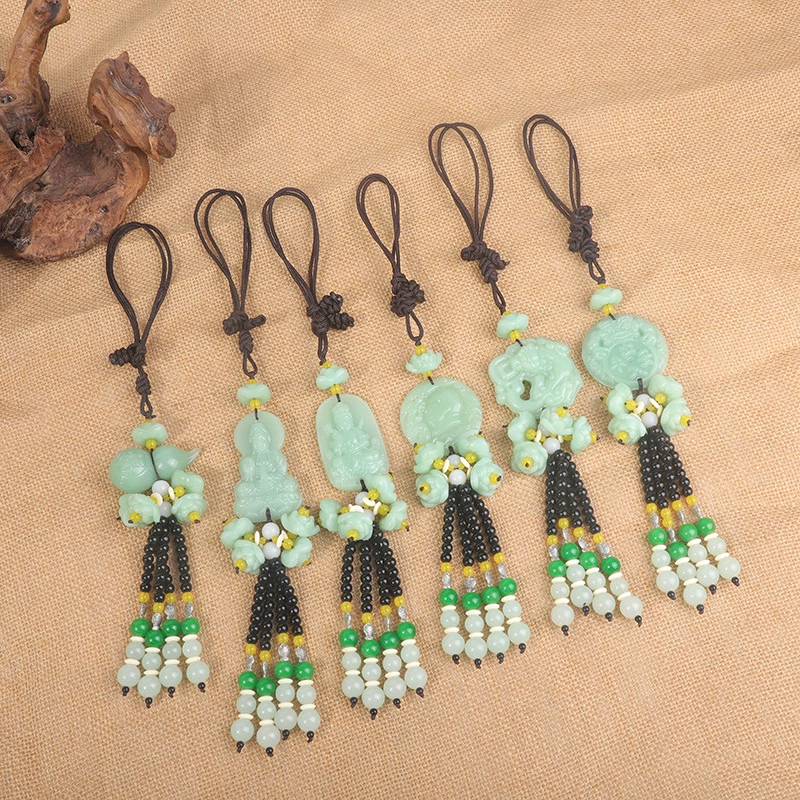 Заводская Автомобильная подвеска интерьер автомобиля подвеска автомобиль креативные Автомобильные украшения Будда Лотос Храбрый подарок тыква Автомобильная подвеска