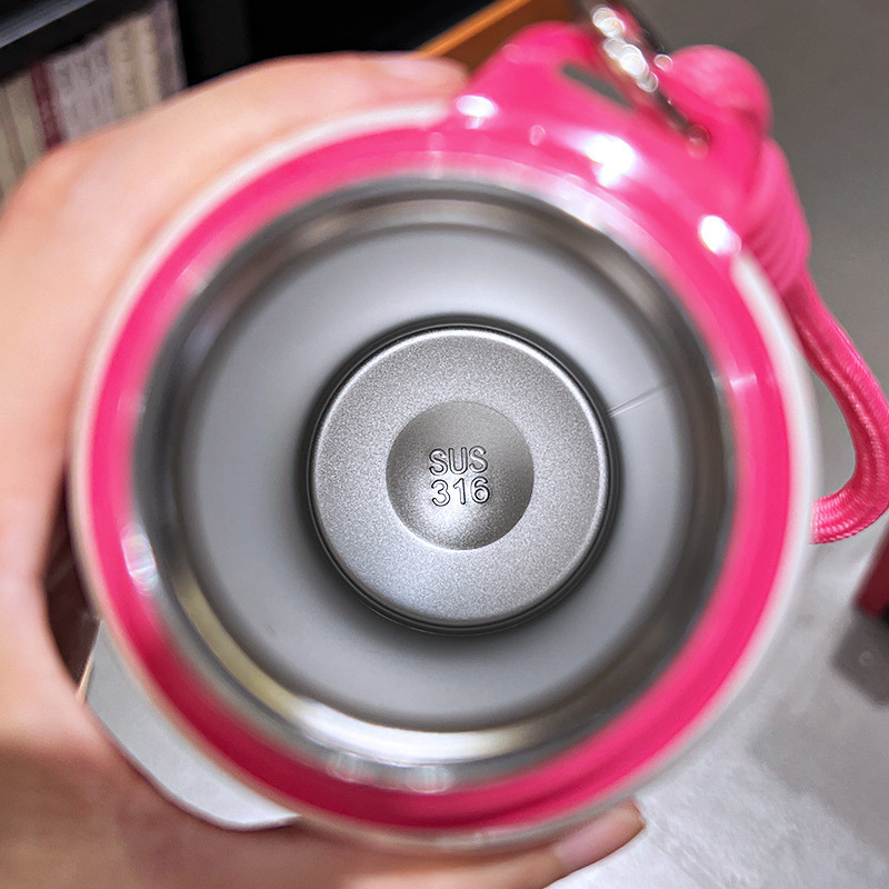 女の子用ミッキー魔法瓶カップ、見栄えの良いダブルドリンクカップ、かわいい子供用ストローカップ、小学生用スクールカップ|undefined