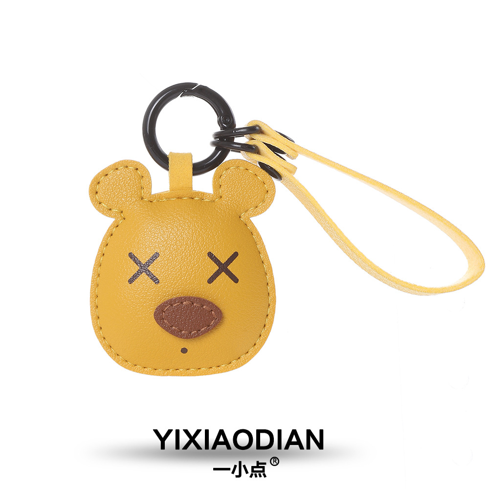 곰 펜던트-노란색