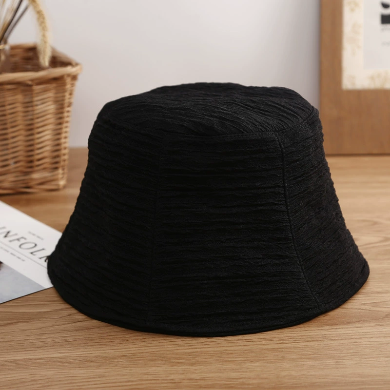 Fashion Women Cotton Bucket Hats Female Summer Autumn Sunscreen Fisherman Cap Outdoor Beach Sun Cap Hat For Women orange bucket hat