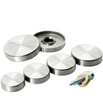 广告钉不锈钢镜钉装饰盖瓷砖固定钉玻璃亚克力自攻螺丝扣盖五金