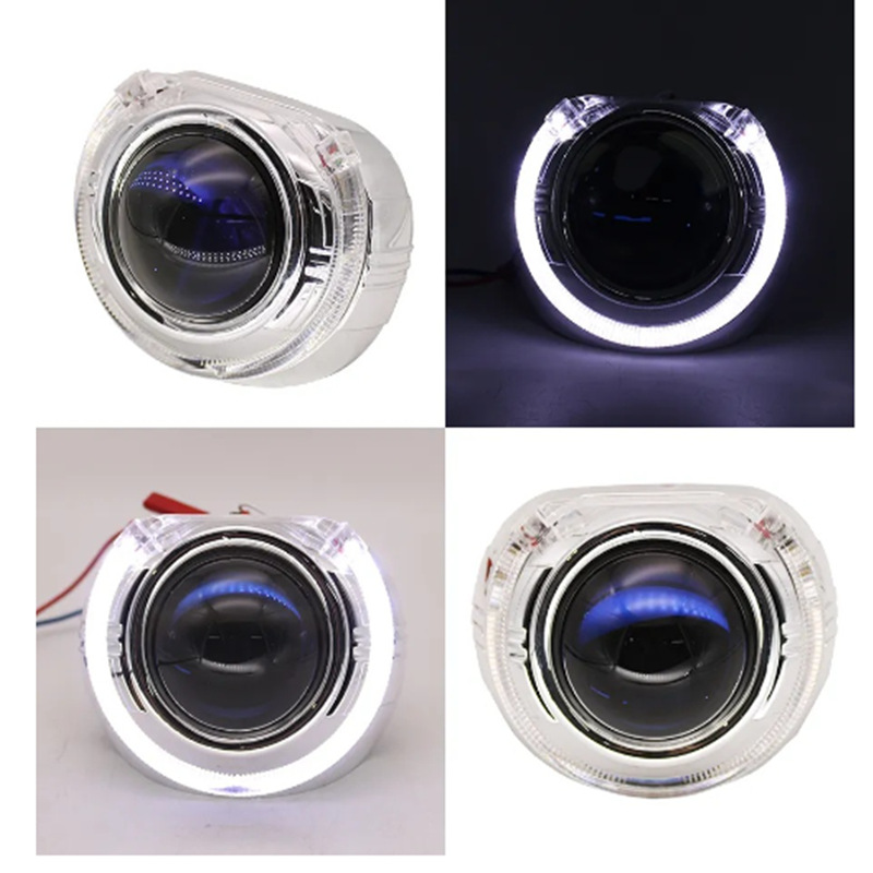 3.0SMAX una cubierta de lente de faro de automóvil cubierta de decoración de ángel ojo de una sola sombrilla semicircular