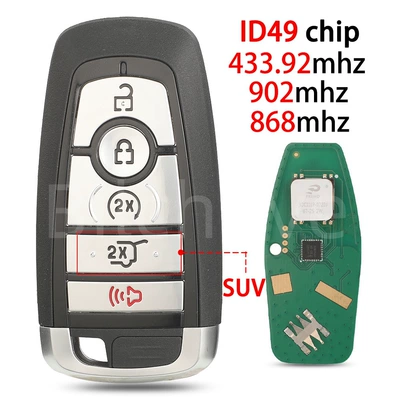 Car Keys – Suitable for 5-Key Ford - 43392mhz-single-frequency-suv-button