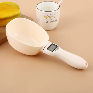 宠物量杯猫粮狗粮电子秤投食计量勺秤铲子科学喂养800g/1g勺子秤