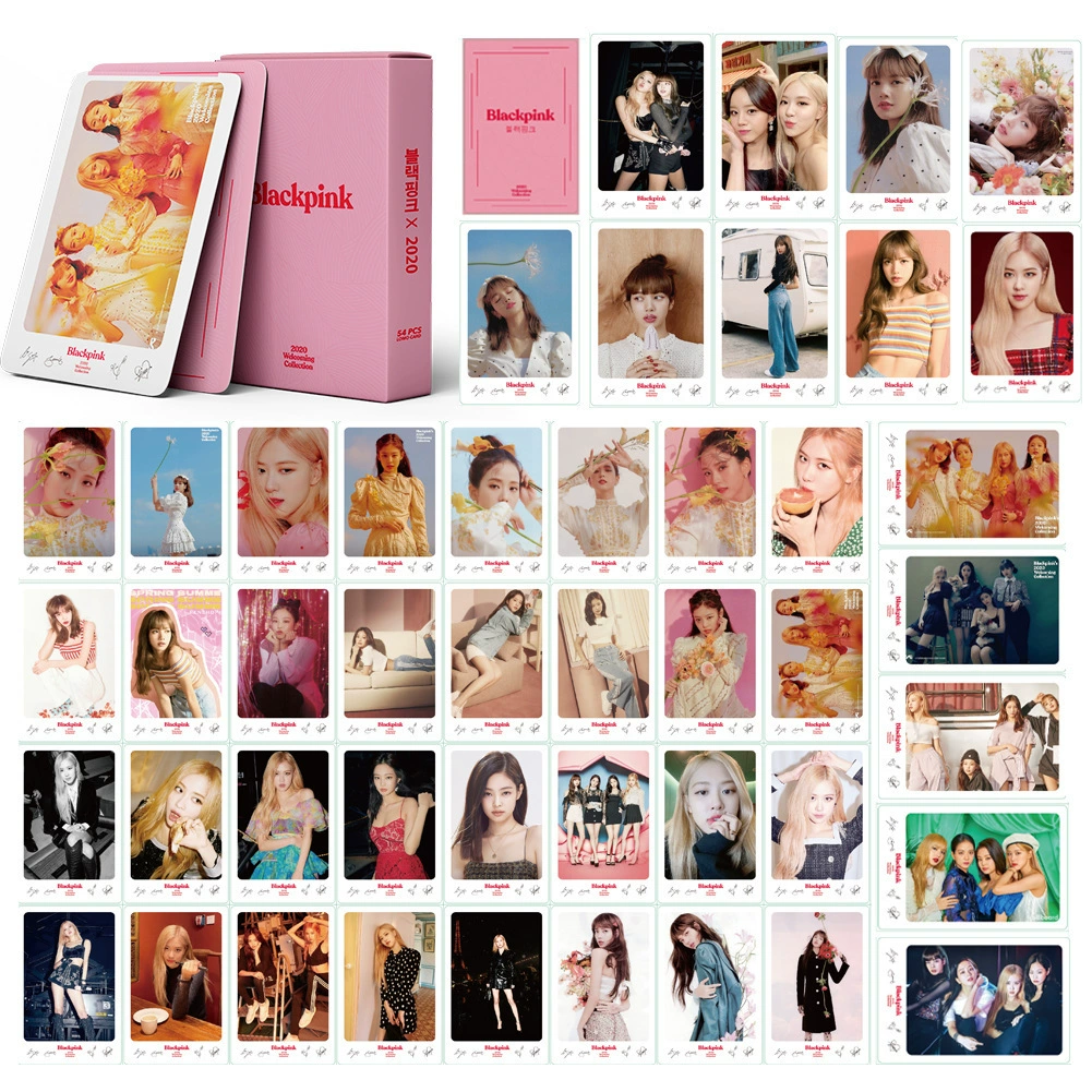 Интегрированный розовый маленький кард LISA 55 BP LOMO карточка JISOO маленькая карточка JENNIE поддерживающая карточка ROSE
