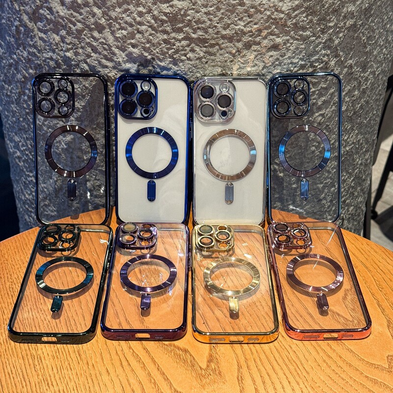 Newly Applicable to Samsung S26Ultra Mobile Phone Case, Electroplated S25Fe Magnetic Suction Case, S23 with Lens Film, A55A36 Full Protection