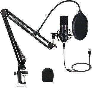 High Sampling Rate USB Microphone Computer Game Recording Bm700 Condenser Microphone Set 192Khz/24Bit