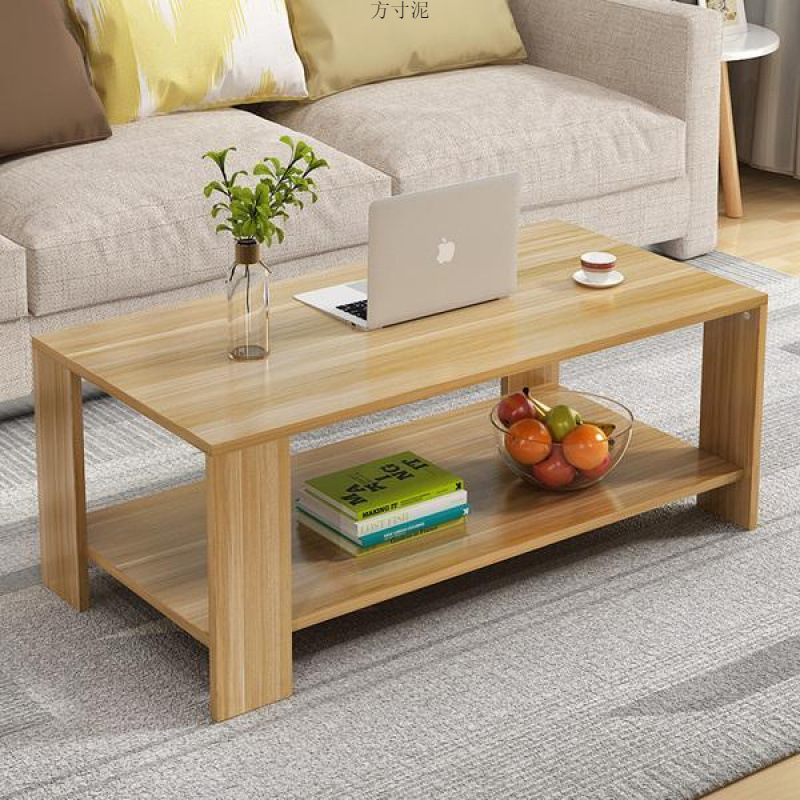 Simple Modern Coffee Table Living Room Simple Coffee Table Special Price Wholesale Wooden Rectangular Assembled Small Tea Table One Piece Wholesale