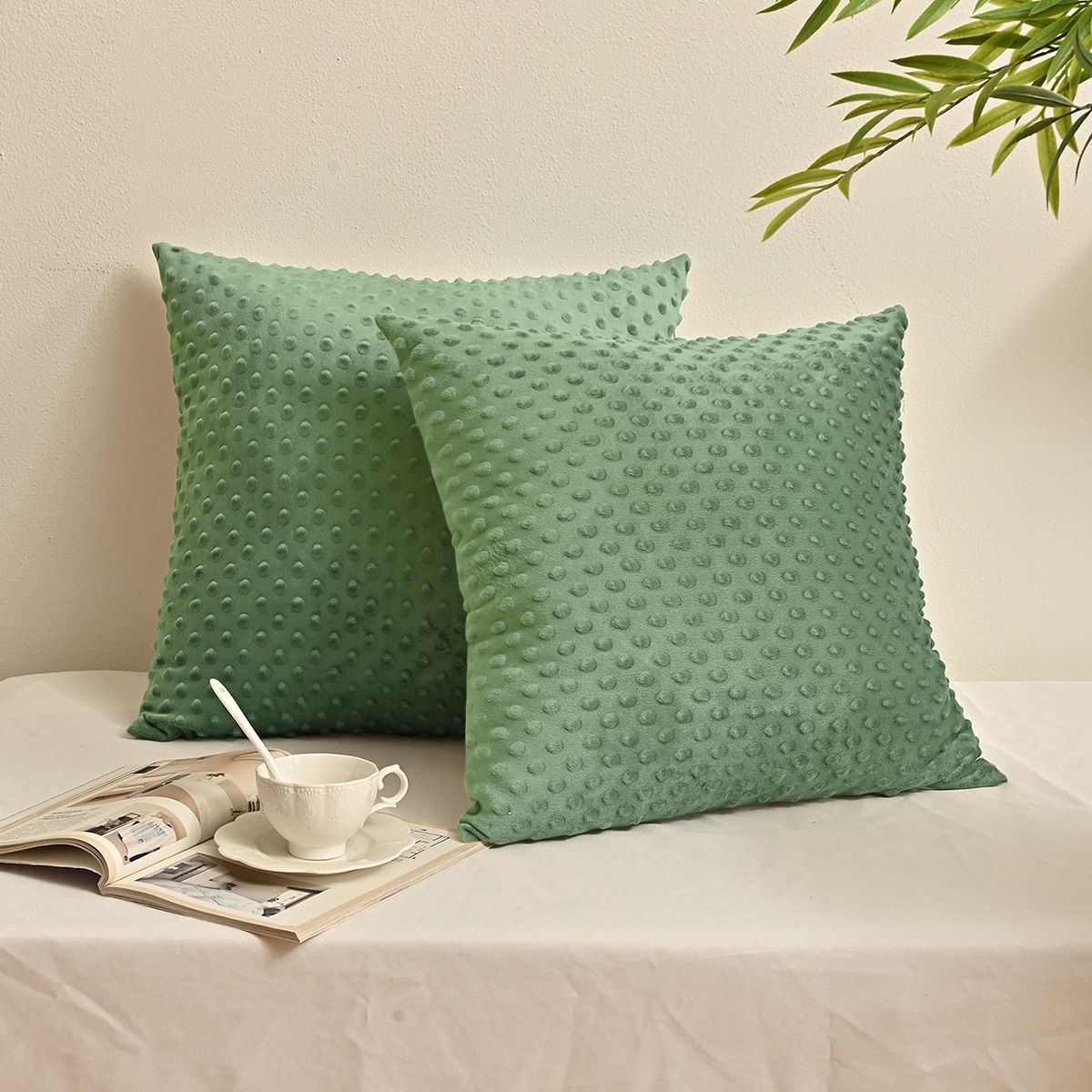 Amazon de color sólido pillowcase Jacquard pillowcase universal pillowcase pillowcase TEMU spot