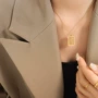 小众个性算盘珠锁骨链