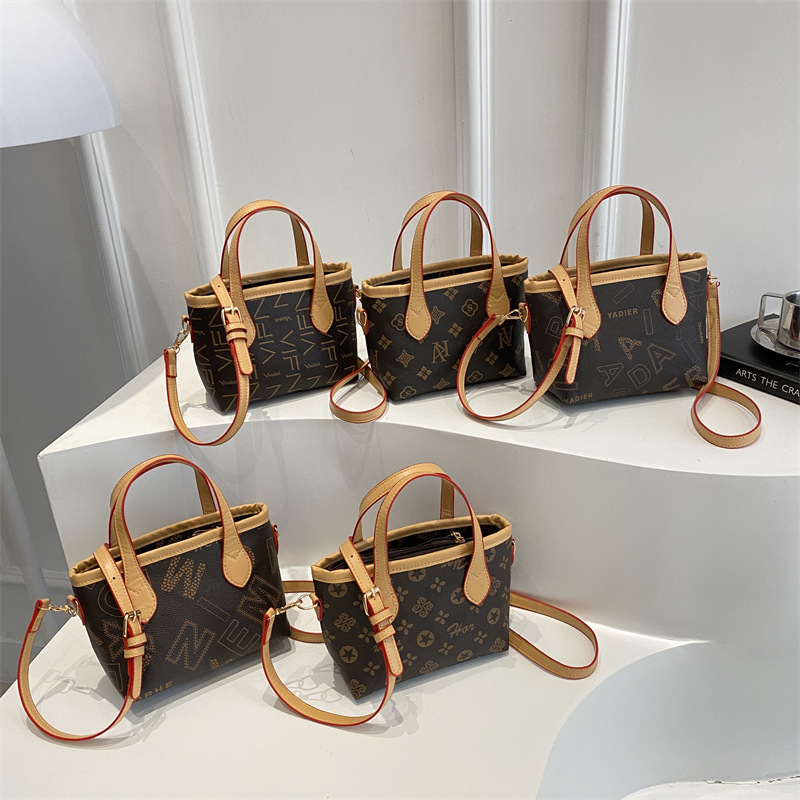 Vintage handtas met grote capaciteit voor dames schoudertas_voghion.com