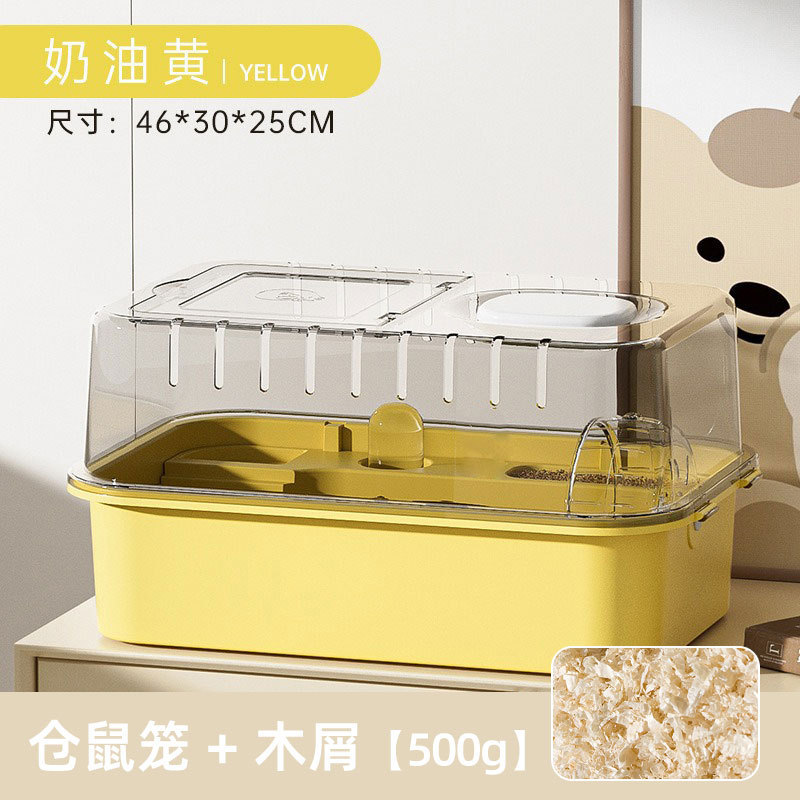 ハムスター用透明パノラマ豪華特大ヴィラ、ゴールデンハムスター用特大スペース、三線専用ペット用品|undefined