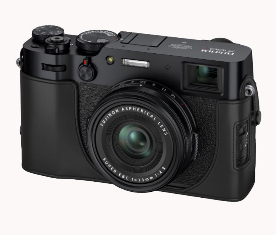 (2개) 원래 적용 가능한 후지 X100V 카메라 원래 가방 카메라 가방 LC-X100V 가죽 가방베이스 가죽 케이스 가방