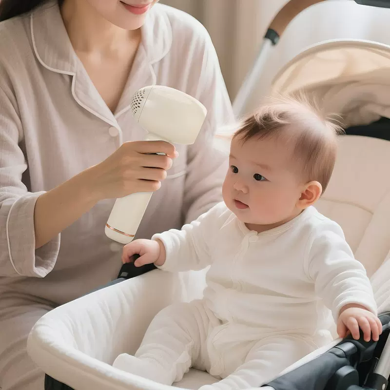 婴幼儿无线吹风机超静音低辐射柔风护发吹屁屁宝宝电吹风静音便携