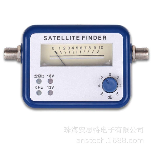 SF9504L синий корпус серебряный фон черное слово спутникового сигнала поисковик SAT finder