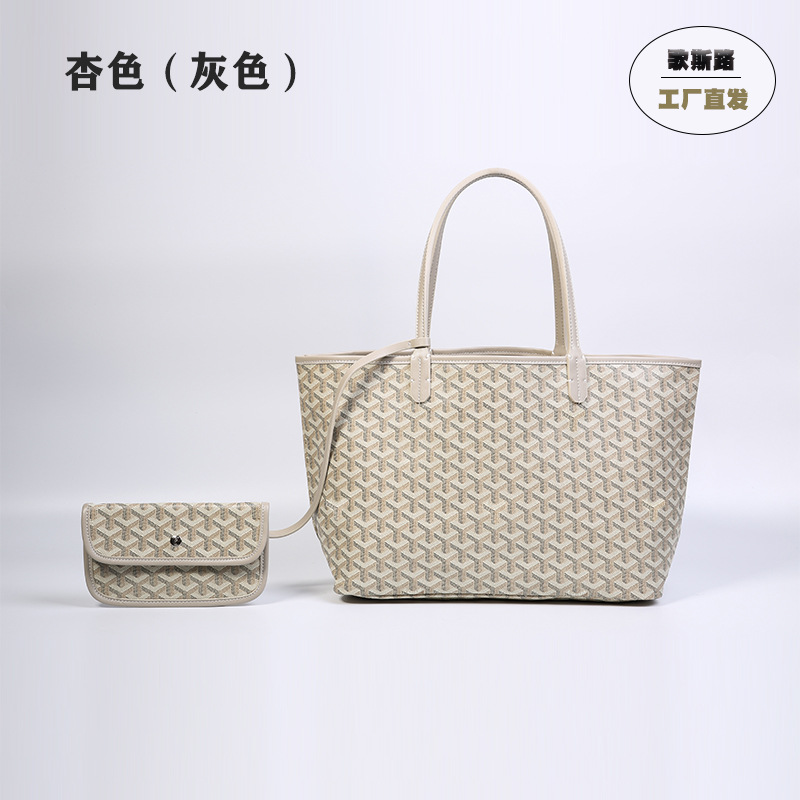 2023 nuevo perro diente bolsa de hombro portátil de lona de cuero bolsa de compras de gran capacidad carta de Las Mujeres cesta de verduras bolsa