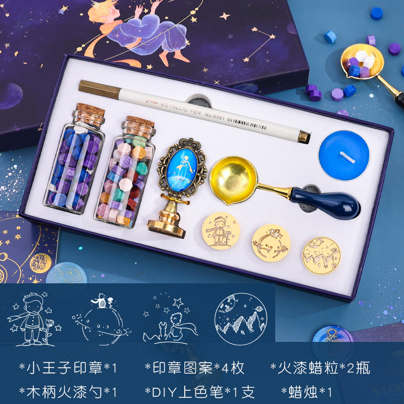 Tienda cultural y creativa Puzzle Astronaut Fire Paint Set Caja de regalo Juguetes prácticos para estudiantes de primaria y secundaria Regalo de cumpleaños creativo