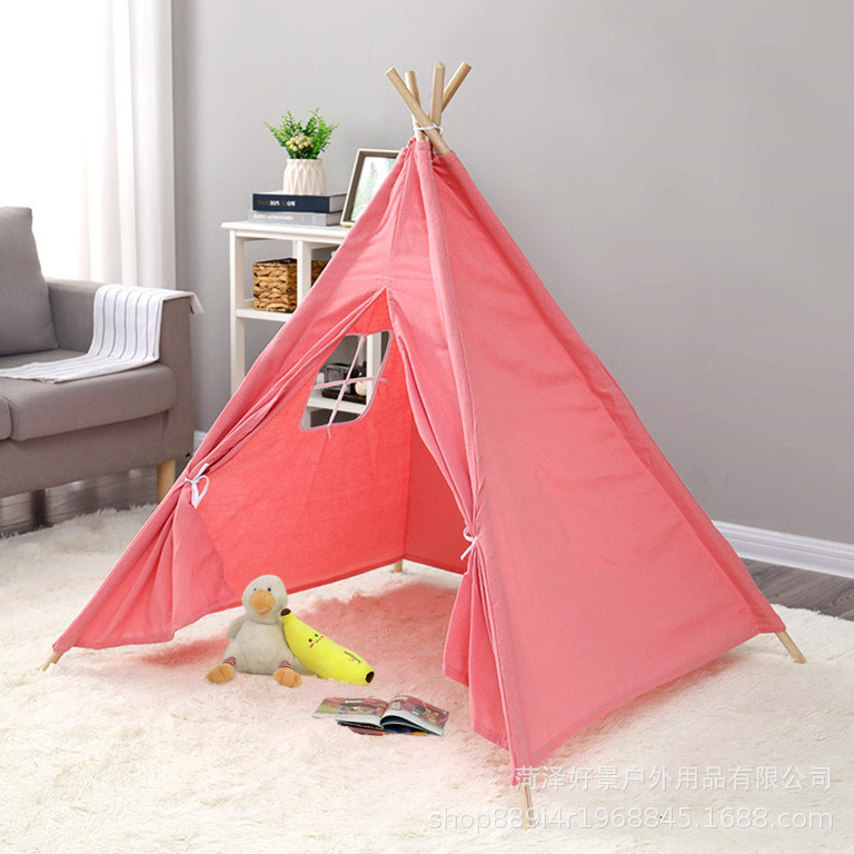 Children's Tent Indian Hand Painted Boys and Girls Indoor Game Princess Toy House Small House Outdoor Picnic Outing