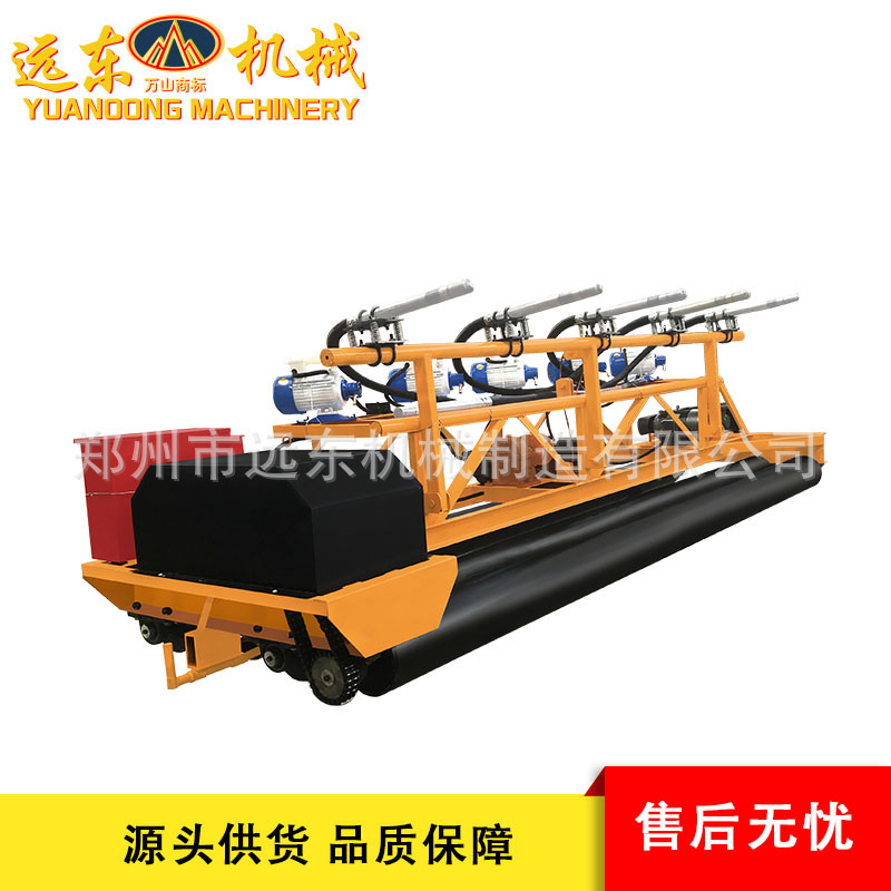 HTZ219三辊轴摊铺排震一体机混凝土路面整平机振捣器绞龙摊铺机