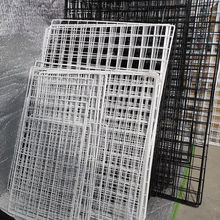 网格网片挂网墙面铁网艺网格片批发幼儿园拼接组装环创超市摆摊网