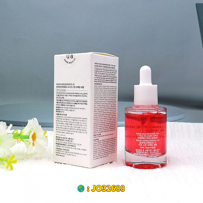 跨境专供 Anua 红色液态精华液 Niacinamide/10/TXA/4/Serum 现货|undefined