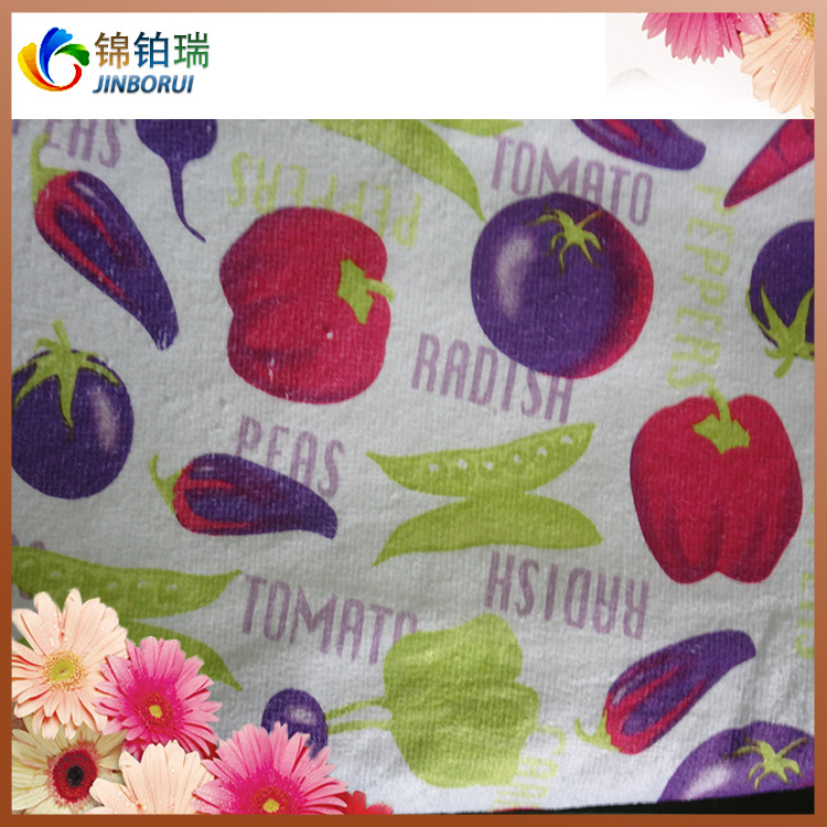 苏州厂家直供各种花型  涤锦布 经编超细纤维毛巾布