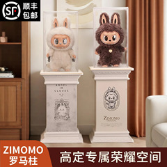 zimomo ディスプレイボックスは、大頭ローマ柱ボックス透明ボックス第二世代エンジェルアクリルボックス保護カバーに適しています。