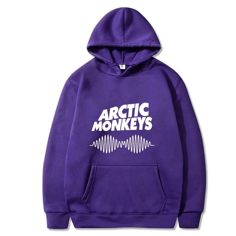 Otoño hombres y mujeres moda suéter rock ártico mono estampado suéter hip-hop abrigo de mujer rapero pelo