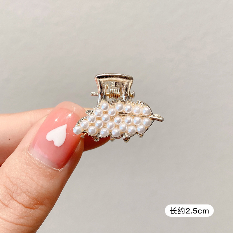 高端金属儿童发饰小抓夹女童刘海夹头顶发卡小号前额发夹子|undefined