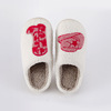 Denim keep warm boots, winter slippers for beloved suitable for men and women, non-slip cute footwear platform, soft sole