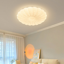 貝殼吸頂燈簡約現代創意藝術設計感led房間燈時尚新款圓形卧室燈