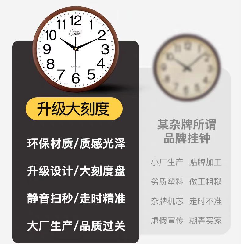 Kangbas ブランドのシンプルでモダンな壁時計リビングルームホーム壁掛け雰囲気ファッションクォーツ時計サイレント時計|undefined