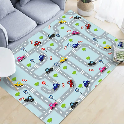 Children's Enlightenment Carpet Floor Mat – Avtomobil döşəmə paspasları - qybr-911-120160cm-crystal-velvet