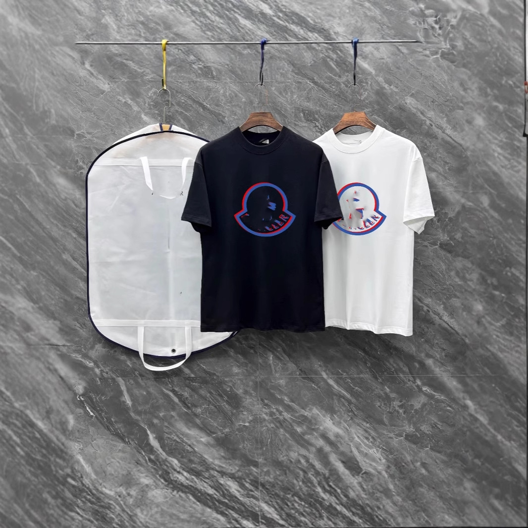 summer black cotton trend fashionable T-shirt for men and women