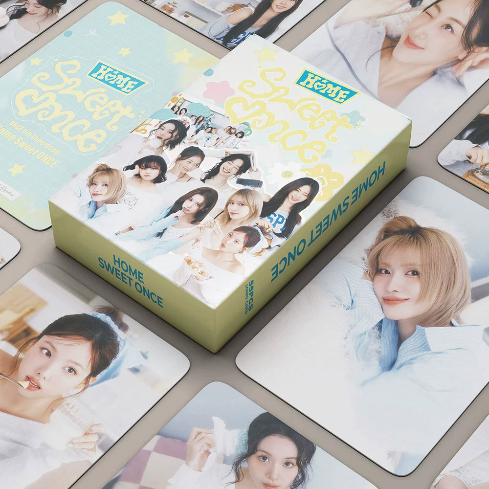 Spot 55 Korean wave TWICE girl group LOMO карта TW HOME SWEET ONCE новая домашняя фото карта