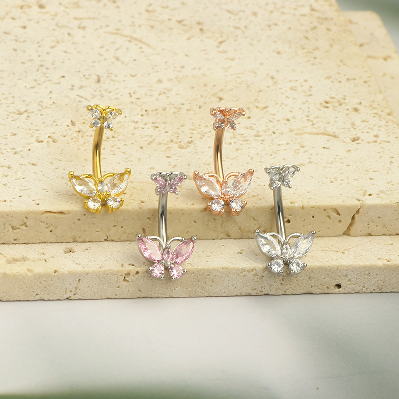 Pointed titanium steel lip stud product view
