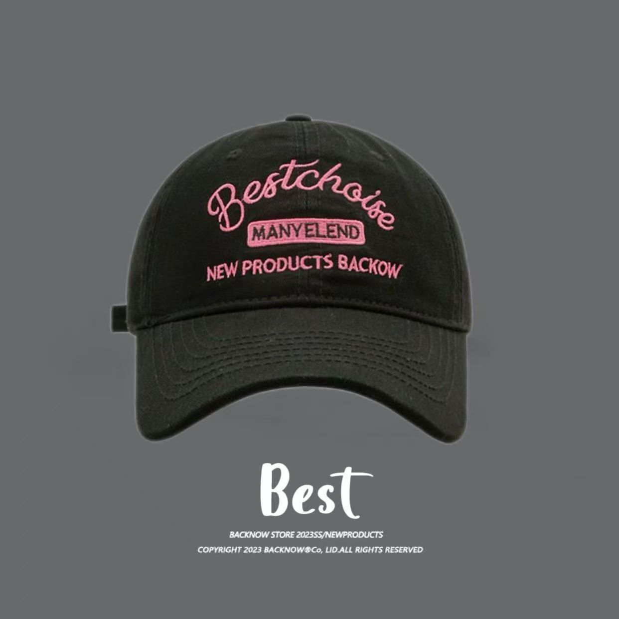 Gorra de Béisbol con Bordado de Algodón Ajustable para Verano