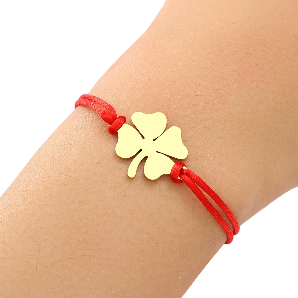 Плетеный солома удача клен, браслет из нержавеющей стали, аксессуар, Aliexpress, новая коллекция, европейский стиль