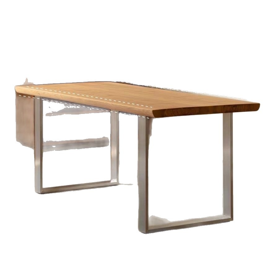 Mesa de madera maciza Mesa de computadora Mesa de oficina moderna simple Mesa de deportes electrónicos Mesa de comedor Mesa de trabajo rectangular Mesa de estudio